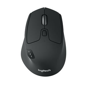 Logitech M720 Aus gezeichnete Dual Mode Wireless Maus Seiten taste Große Hand Maus Komfort Schwarz - Product Image 2
