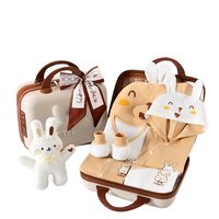 Ensemble de Vêtements pour Bébé de Qualité du Fournisseur, Ensemble Naissance en Pur Coton, Pyjamas et Coffret Cadeau