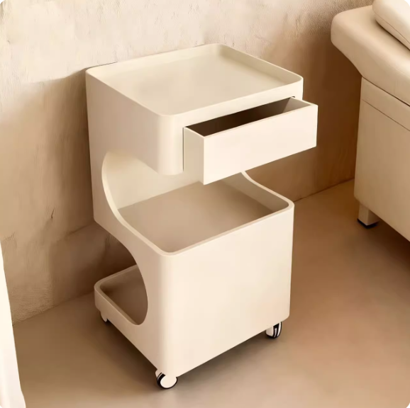Milky white without armrests