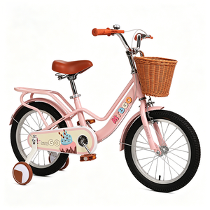 MTBGO Vélo pour filles de 12 pouces, nouveau style, pour enfants de 3 à 8 ans, avec panier et siège, vélo pour enfants - Product Image 3