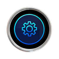 Écran tactile rotatif HMI de 1,52 pouce avec port série UART, résolution 360*360, pour la commande de la maison intelligente