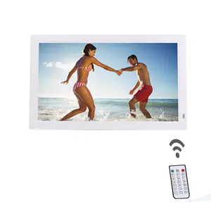 كبير حجم الإعلان شاشة عرض hd حامل الجدار شنقا 27 بوصة الرقمية إطار صور عرض إعلاني