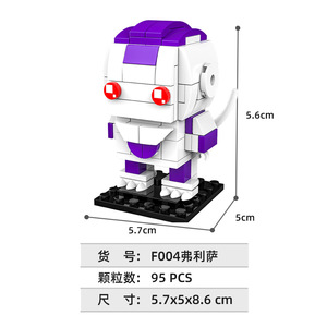 Hot Bán Tùy Chỉnh DIY Anime Đồ Chơi Quà Tặng Cho Trẻ Em Gạch Đầu Moc Mini Con Số Nhựa Xây Dựng Khối Bộ Mô Hình Loại - Product Image 5