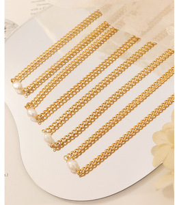 สร้อยคอสแตนเลส18K PVD ชุบทองพร้อมจี้มุกน้ำจืดธรรมชาติ | กันน้ำและไม่ก่อให้เกิดอาการแพ้ - Product Image 6