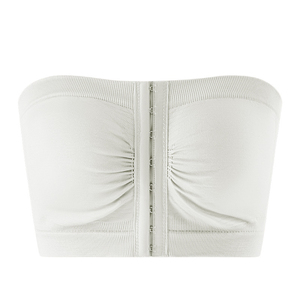Reggiseno a <span class=keywords><strong>fascia</strong></span> senza spalline <span class=keywords><strong>taglie</strong></span> forti con chiusura frontale, push-up, design modellante, senza ferretto, antiscivolo, elegante, racerback, sexy - Product Image 1