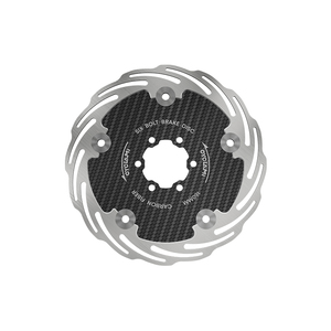 CYCLAMI L-CAR系列定制品牌轻量合金碳纤维碟刹盘160/180mm中轴锁山地自行车 - Product Image 1