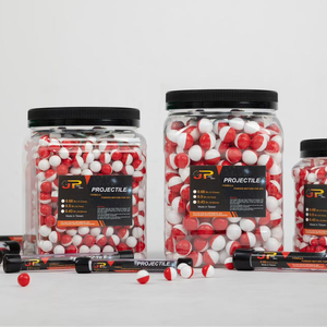 JP Taiwán-Paintball de polvo de entrenamiento redondo marcador de colores de bajo impacto de autodefensa-0.43Cal/0,50 Cal/0,68 Cal -(10 cuentas/tubo) - Product Image 6