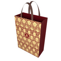 Style chinois de luxe recyclable pleine impression logo personnalisé poignée durable emballage personnalisé shopping paquet cadeau sac en papier
