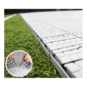 Copertura di protezione in plastica portatile pavimentazione temporanea per tappetino protettivo per campo da calcio