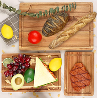 Les panneaux en bois peints rectangulaires populaires en trois parties conviennent aux cuisines et aux salles à manger domestiques