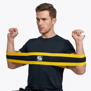 SAAR INDUSTRIES Sangle de musculation robuste et durable en nylon et élasthanne de haute qualité pour presse à banc - Product Image 1