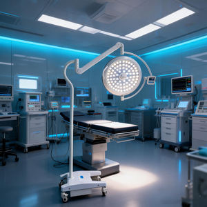 Lámpara Quirúrgica LED Móvil de Alto Lumen con Certificación CE para Uso Veterinario y en Quirófanos Humanos - Product Image 2