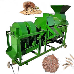 Machine à battre le blé, modèle domestique, fonctionnement manuel, économie de main-d'œuvre, légère et facile à utiliser, sans impuretés lors du battage - Product Image 4