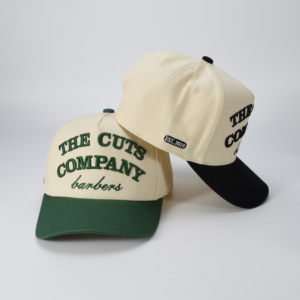 Gorra de Béisbol de Cinco Paneles Personalizada con Bordado de Dos Tonos, Gorra Trucker de Algodón con Logotipo Personalizado para Equipos, Venta al Por Mayor - Product Image 3