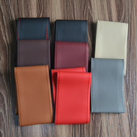 Funda de Volante de Coche Universal de Cuero PU de Alta Calidad Marcan, Cosida a Mano, de Lujo, 38 cm, Múltiples Colores, Logotipo Personalizado, Regalo