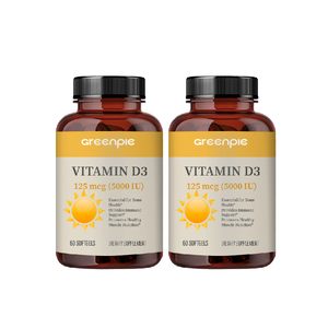 Greenpie OEM <span class=keywords><strong>Capsule</strong></span> di Vitamina <span class=keywords><strong>D3</strong></span> K2 Halal Vegane, Integratore per la Salute Immunitaria e delle Ossa, <span class=keywords><strong>Capsule</strong></span> di Vitamina <span class=keywords><strong>D3</strong></span> - Product Image 4