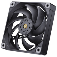 Ventilador para Caja de Ordenador Snowman AS120-FDB de 120 mm con Rodamiento Fluido, Bajo Ruido, 4 Pines PWM, 50000 Horas de Vida Útil, Buena Relación Calidad-Precio, Refrigeración para PC de Escritorio