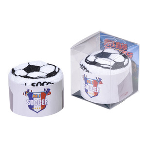 Toalla de fútbol 30x30 cm de algodón puro absorbente con logo personalizado, toalla de regalo para eventos deportivos - Product Image 4
