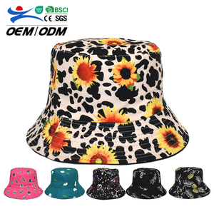 Chapeau Bob Unisexe en Coton Double Face avec Logo Imprimé Tendance pour Enfants, Pêche, Cyclisme, Décontracté, Printemps, Été, Extérieur, Protection Solaire - Product Image 1