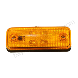 Indicador de luz de posición lateral de camión ámbar de 4 LED, luces de giro LED, lámpara de montaje combinado, luces de liquidación para camiones - Product Image 2