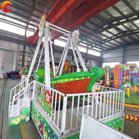 Personalizado equipo de juegos al aire libre parque de atracciones niños paseos columpio Barco Pirata mini para la venta