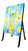 Écran interactif LED ultra-fin sans bordure 640x960mm pour l'expérience de vente au détail, stand interactif pour exposition, boutique, vitrine, kiosque