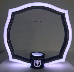 Personalizado colorido iluminado <span class=keywords><strong>Luc</strong></span> Belaire vino marca acrílico LED neón señal LED botella presentador para Night Bard - Product Image 1