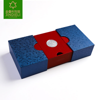 Boîte à bijoux en cuir Kraft personnalisable de haute qualité Usine-Logo imprimé de couleur personnalisée fourni Boîte de papier de montre exquise simple