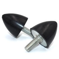 Amortisseur de vibrations en caoutchouc conique M6 M8 M10 avec filetage mâle