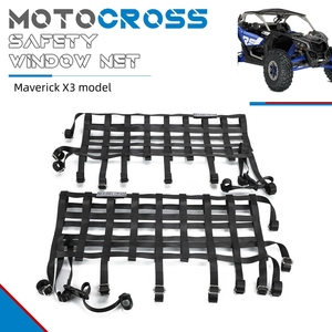 Red de seguridad para ventana lateral de motocross para Can-Am Maverick X3 XDS XRS XMR XRC Turbo R <span class=keywords><strong>RR</strong></span> 2017-2018-2019-2020-2021-2022-2023 - Product Image 1
