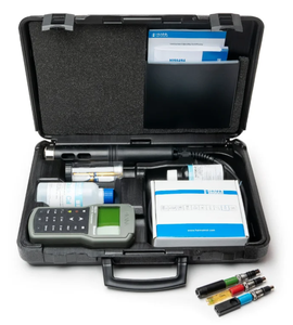 <span class=keywords><strong>Hanna</strong></span> <span class=keywords><strong>Instruments</strong></span> HI98494ポータブルpH EC DOメーターBluetooth phメーター付き - Product Image 5