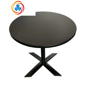 Mesa de Comedor Plegable Moderna de Hierro para Uso en Exteriores, Balcón, Jardín, Cafetería, Restaurante y Picnic - Product Image 6