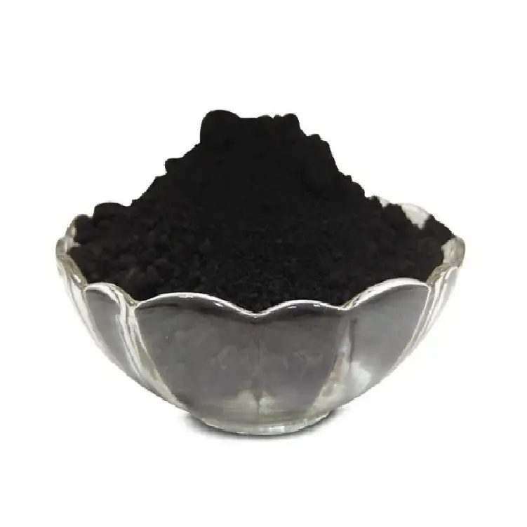 Pesan bubuk warna hitam oksida besi pigmen anorganik mendukung kustomisasi sesuai permintaan