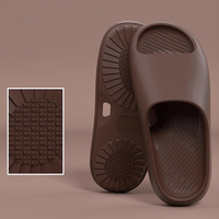 Tendance de la mode, chaussures plates à bout ouvert tendance, hommes femmes été EVA intérieur respirant léger, tongs toutes saisons