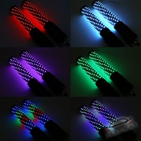 EDV-OMO 2 Piezas de Luces LED RGB para Asta de Bandera de 1 Pie, 12V, 1 Año de Garantía, Nuevas para Todoterreno, ATV/UTV/Camioneta/RZR/Buggy Minero