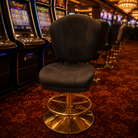 Fauteuils de casino robustes SUCCESSOR, chaise de casino avec revêtement en cuir résistant aux rayures, chaise de casino à marque privée, chaises Vegas
