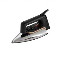 Fer à repasser électrique sec traditionnel pour usage domestique, semelle antiadhésive, 1000W, machine à repasser manuelle professionnelle pour éliminer les plis