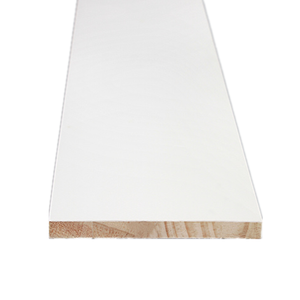 لوحة تشذيب 1x12 Gesso معدة بإصبع joined S4S قوالب S4S مغلفة مسبقًا خشب صنوبر راياتا أبيض حديث مكتب منزلي 3 متر أو مخصص - Product Image 1