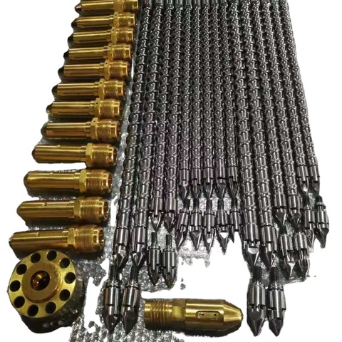 PE PVC PP Bimetallic Single Plastic Extruder Screw