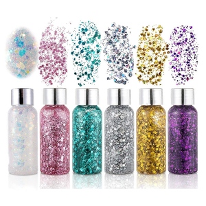 Navidad facial brillo gel lentejuelas Festival Fiesta brillo <span class=keywords><strong>para</strong></span> <span class=keywords><strong>cara</strong></span> y cuerpo gel brillo - Product Image 3