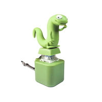 Aflion Best-seller Grenouille en forme de lézard Petit porte-clés 3D Keycap Switch Gif Creative Keycap avec lumière et son