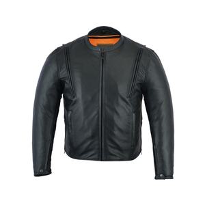 Moto-Moto veste de course noir Slim-Fit Moto peau d'agneau véritable-vestes en cuir - Product Image 4