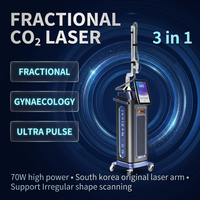 Laser CO2 fractionné 10600nm pour soins vaginaux, machine multifonctionnelle de resurfaçage cutané et de traitement des vergetures avec refroidissement par glace, usage commercial