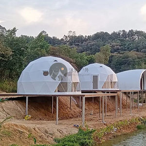 3-4 personnes 7m diamètre dôme tente Camping en plein air tente étanche PVC Glamping dôme <span class=keywords><strong>maison</strong></span> tente <span class=keywords><strong>à</strong></span> <span class=keywords><strong>vendre</strong></span> - Product Image 2