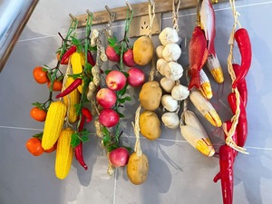 Decorazioni Natalizie da Appendere: Fiori e Verdure Artificiali a Forma <span class=keywords><strong>di</strong></span> Peperoncino Piccante Realistico per la Casa - Vendita all'Ingrosso - Product Image 4