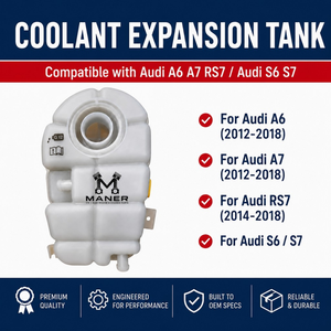 Tanque de expansión de refrigerante MANER 4G0121403G para Audi A6 C7 A6L C7 A7 2012-2018, depósito de desbordamiento del radiador - Product Image 4