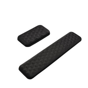 Juego de alfombrilla de ratón con reposamuñecas para teclado de espuma viscoelástica, soporte de muñeca, diseño ergonómico para oficina, hogar, oficina, portátil, escritorio - Product Image 3