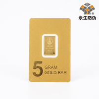 Cartes d'emballage pour lingots d'or et pièces de monnaie de différents grammages - Ensemble de cartes d'emballage