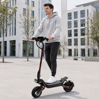 Trottinette électrique pour adultes, déplacements en ville, pneus tout-terrain de 11 pouces, 48V 1200W, trottinette électrique pliable