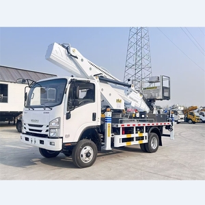 Nuevo Camión con Plataforma Elevadora Telescópica ISUZU NPR 4X2 4X4, Diésel, Volante a la Izquierda/Derecha, 30m, para Trabajos Aéreos, en Venta - Product Image 5
